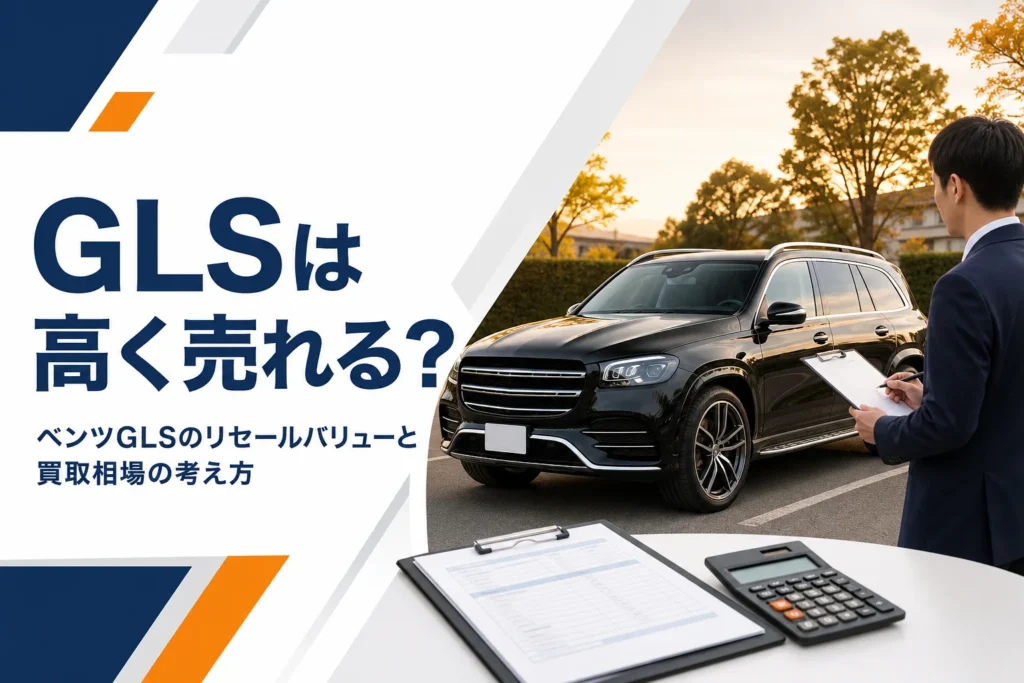ベンツGLSのリセールバリューを考えるイメージ